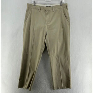 Apt.9 Pants Mens Sz 34x29 Brown Modern Fit Straight Leg Mid-Rise Stretch Pocket